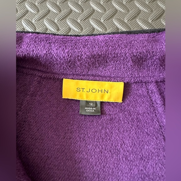 Loved this but ITS SOLD ๐ St John over coat Jacket Long Sleeve Sz 12 - Picture 6 of 10